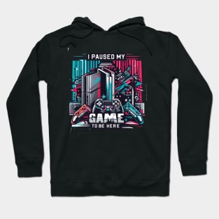 Gamer, Paused Game Hoodie